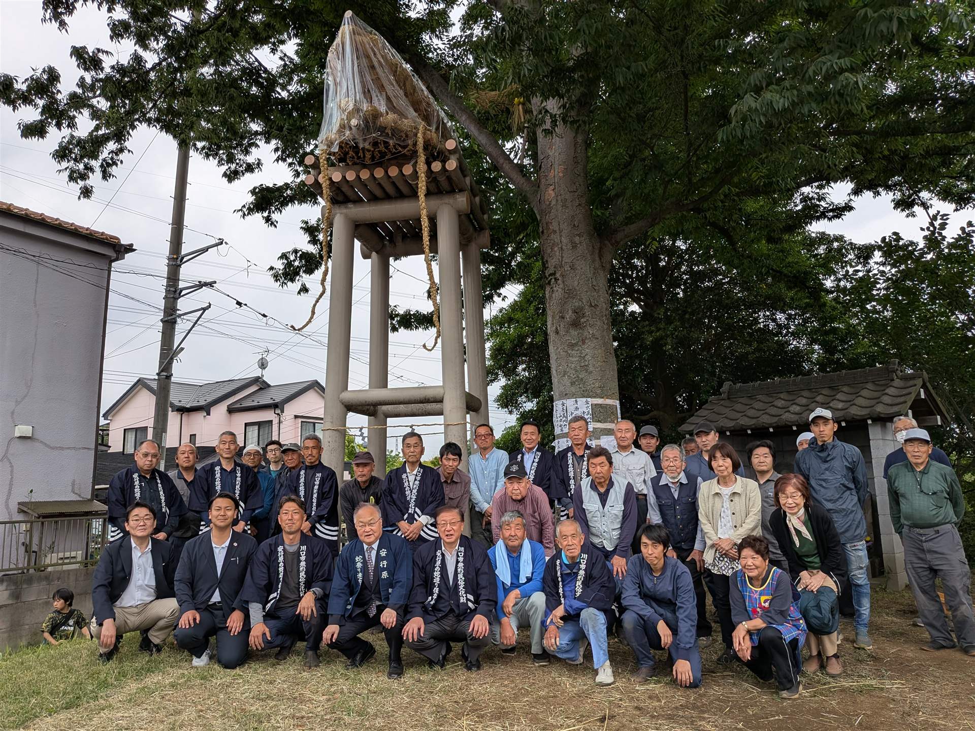 安行原の蛇づくり