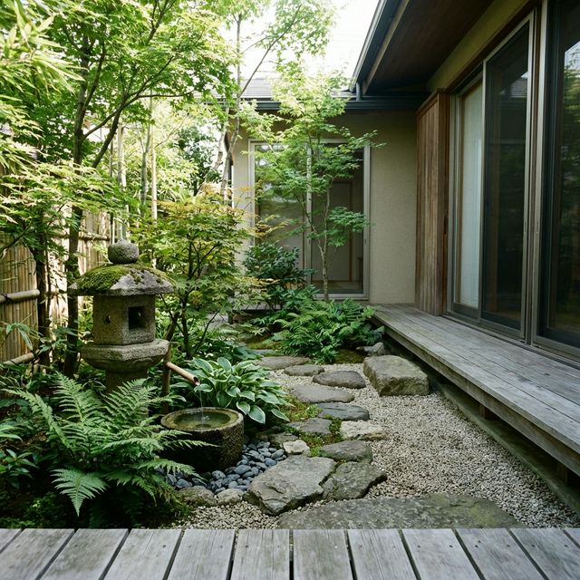 個人邸のお庭づくり